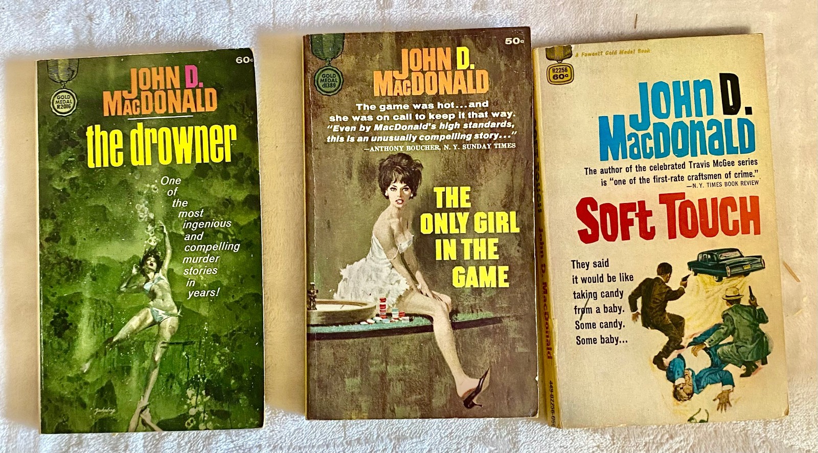 Travis McGee JOHN D MACDONALD BUY AS MANY GD/VG LOW $ PB GET Flat $4.75 Ship #N5