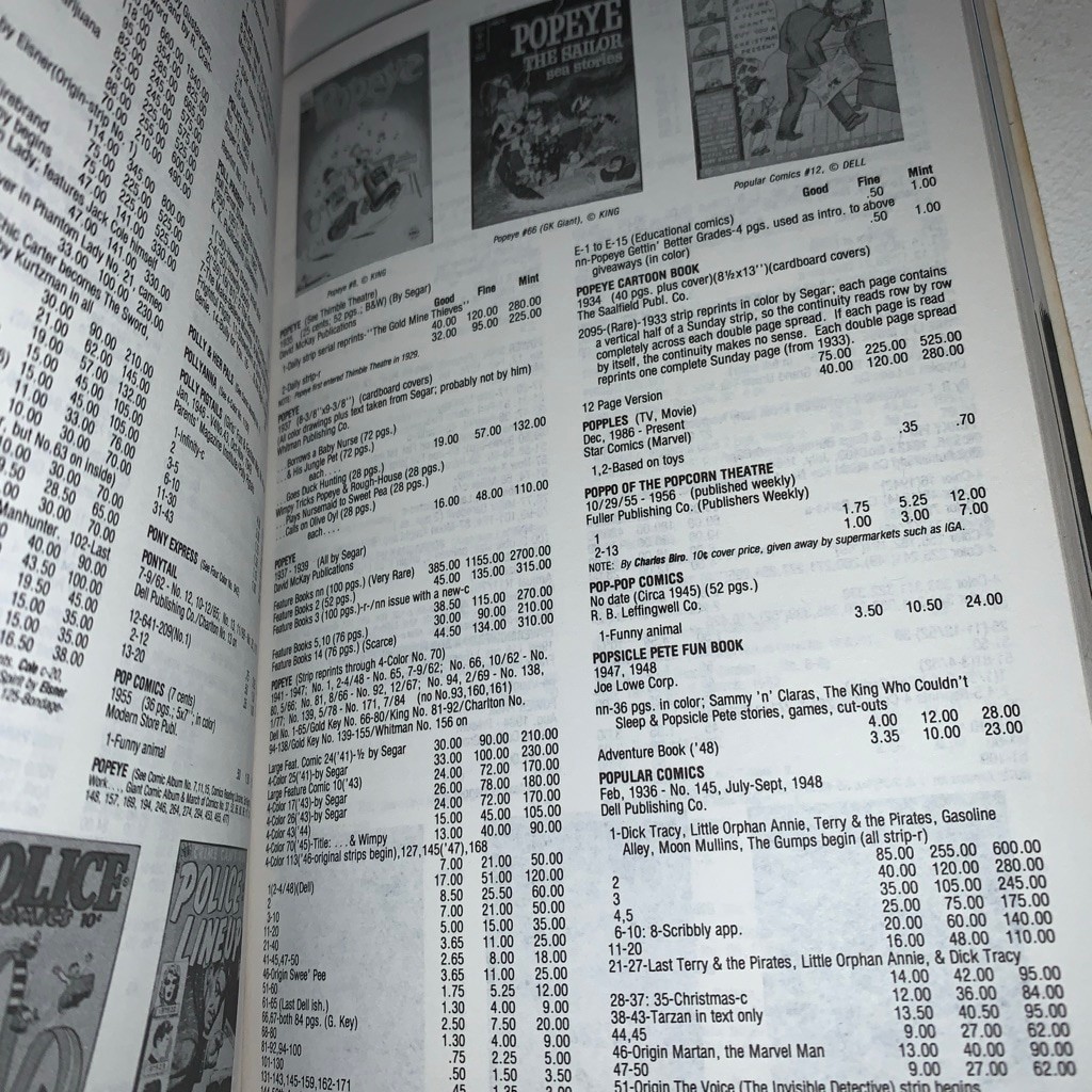 Unbranded Comic Book Price Guide One Size Blue Yellow