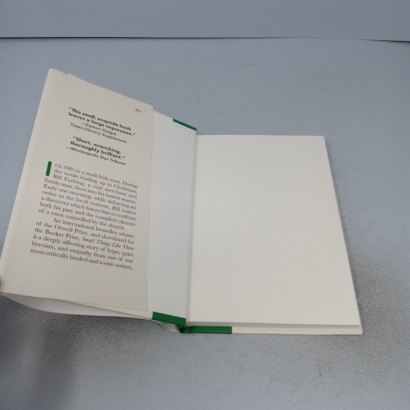Small Things Like These: 2021 Grove Press Hardcover by Claire Keegan