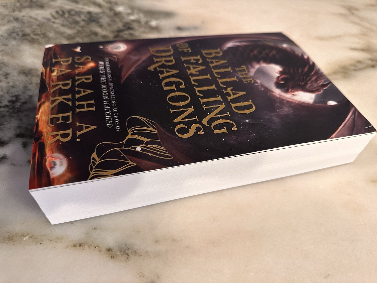 The Ballad of Falling Dragons by Sarah A Parker Signed Paperback