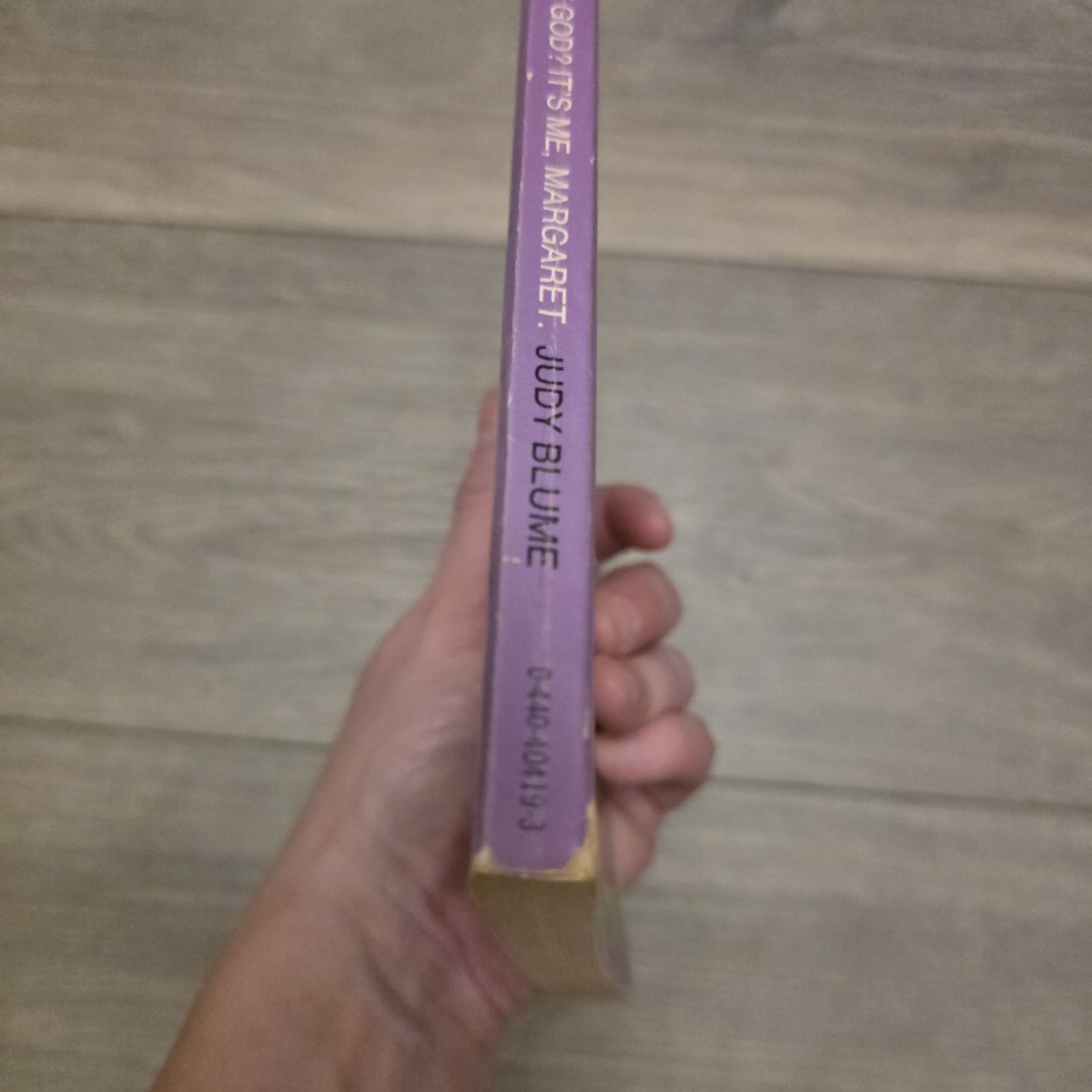 Are You There God? It’s Me Margaret Judy Blume Vintage Dell 1980 Purple Book