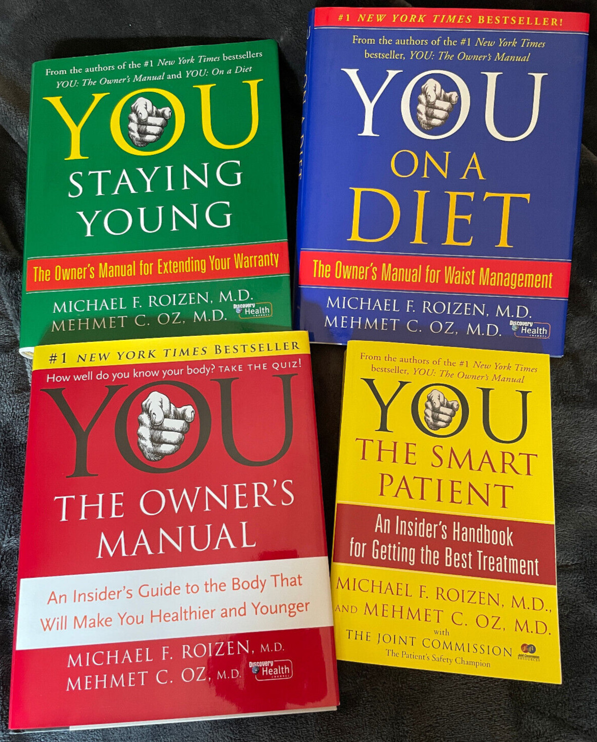 Michael Roizen & Mehmet Oz “You” books LOT of 4 books (2005-2007) medical health