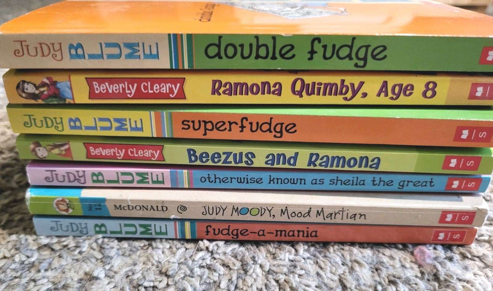 Judy Blume Beverly Cleary Judy Moody Book Lot 7 Kids Chapter Books PB