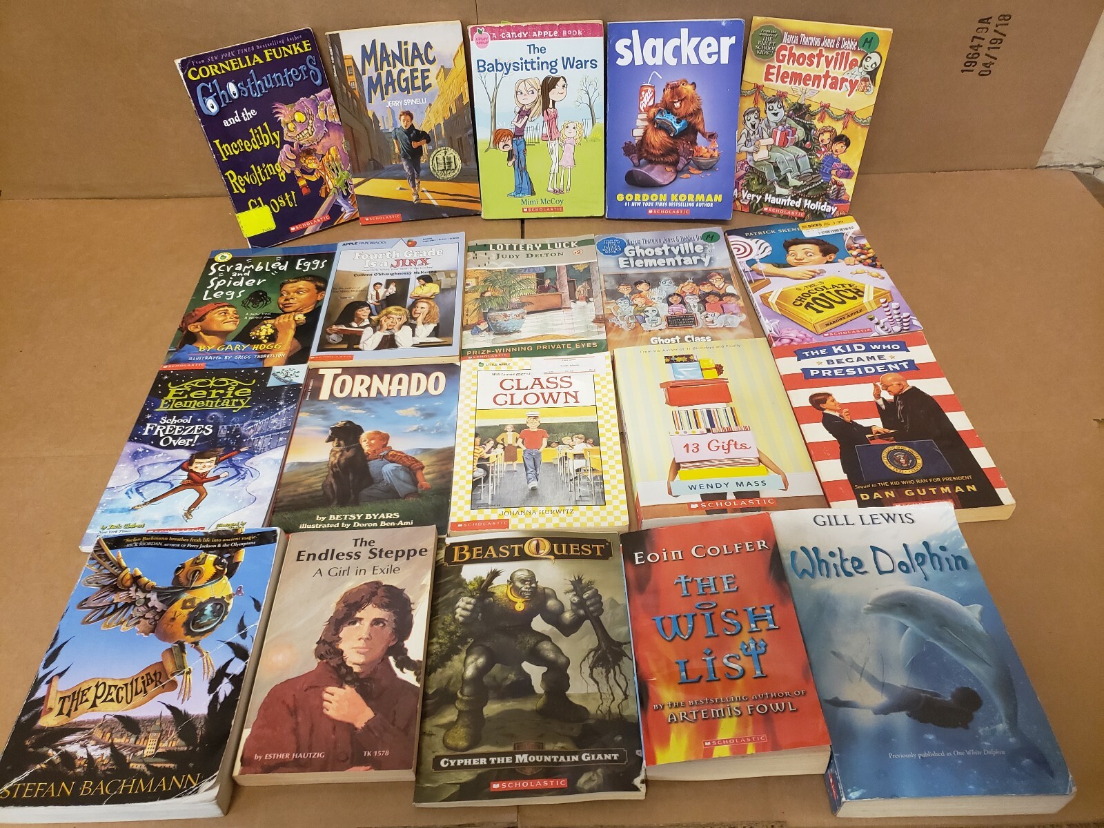 Lot of 50 Chapter INSTANT LIBRARY Children Young Adult RANDOM UNSORTED BOOKS MIX