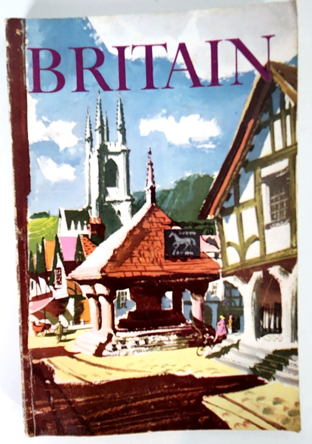 England Vtg 1954 Book Tourist British Travel Association 200 Pages UK Britain