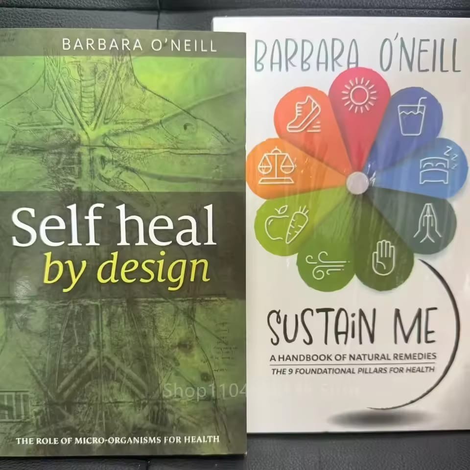 Self Heal By Design & Sustain Me Barbara O’Neill 2 Book Set