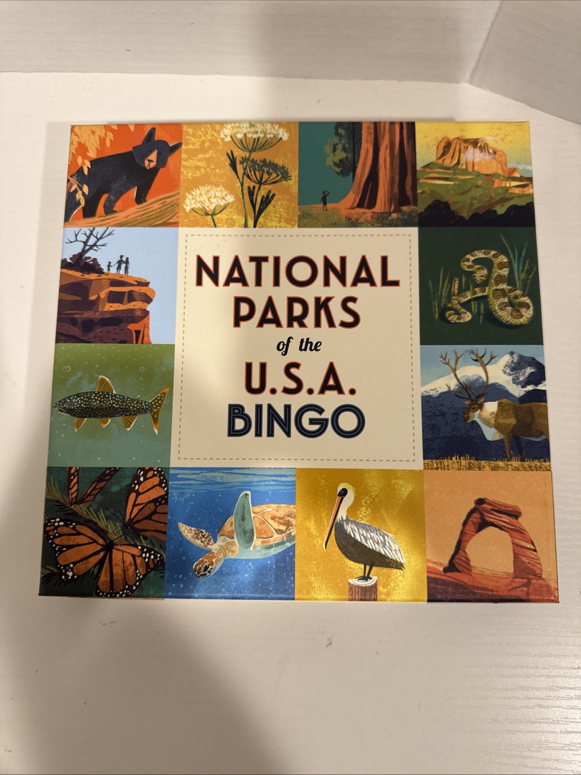 National Parks of the USA Bingo: A Bingo Game for Explorers (Game)