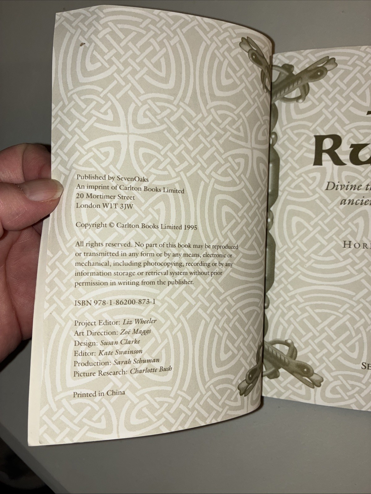 The Runes Book” by Horik Svensson Paperback 128 Pages