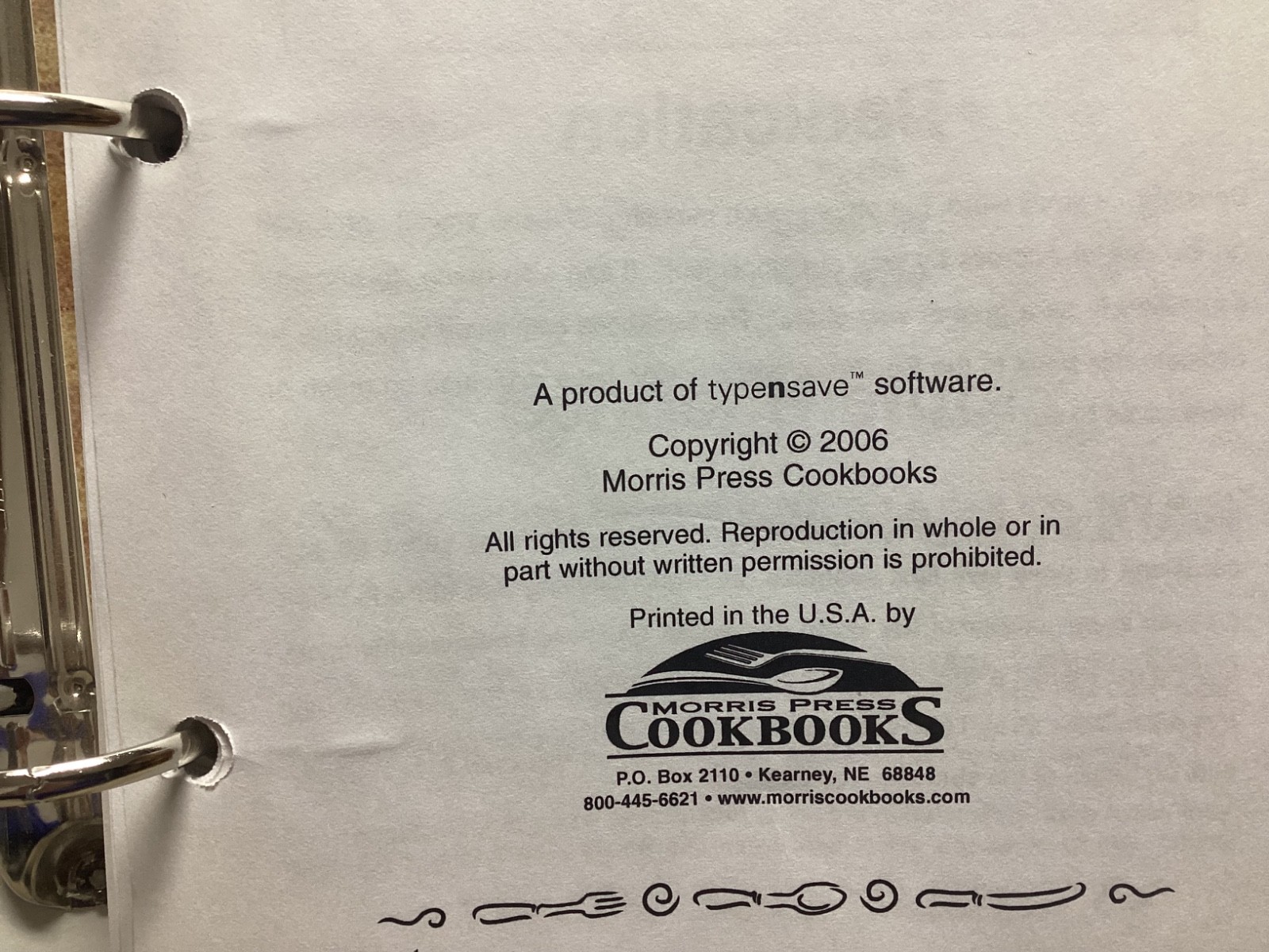 Southeast Nebraska Consolidated Cookbook 2006 352 Pages