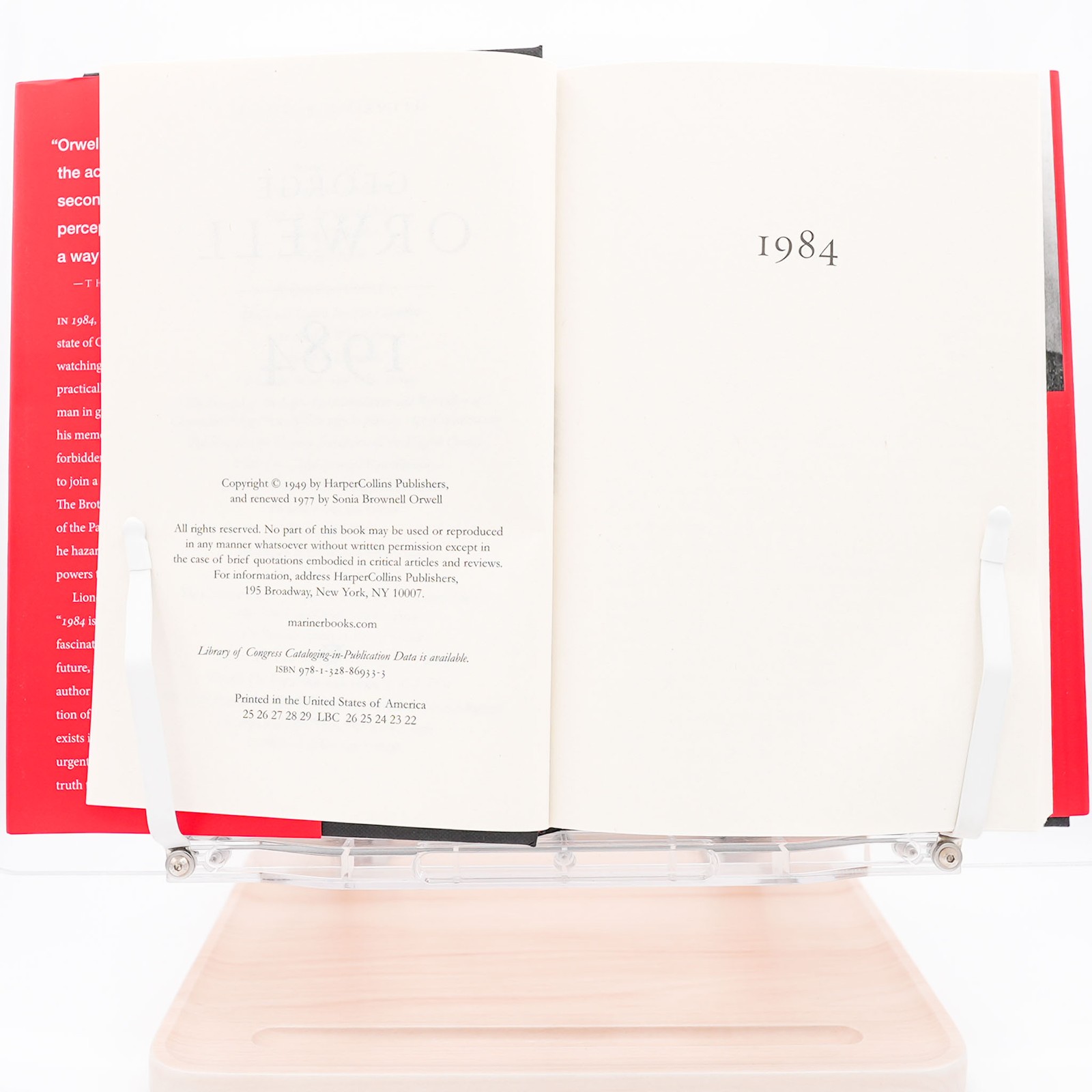 1984 (75th Anniversary Edition) – George Orwell – Hardcover