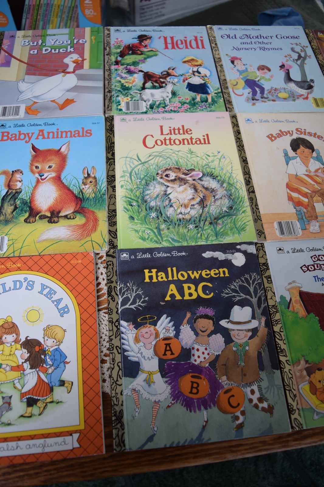 Lot of 15 Vintage Little Golden Books Standard Size 6 5/8 X 7 7/8 Inches