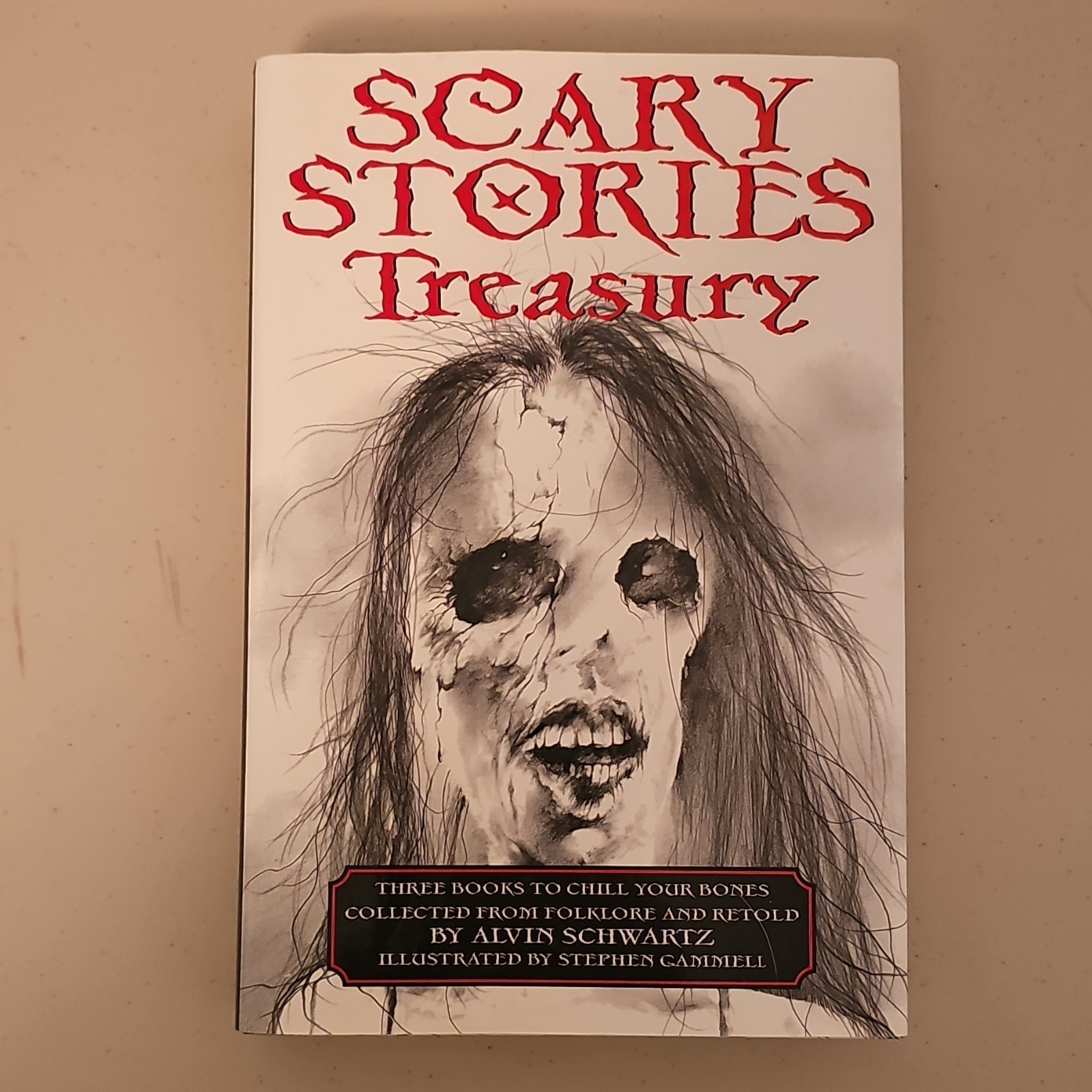 Alvin Schwartz Scary Stories Treasury Hardcover Horror Illustrated Gammell