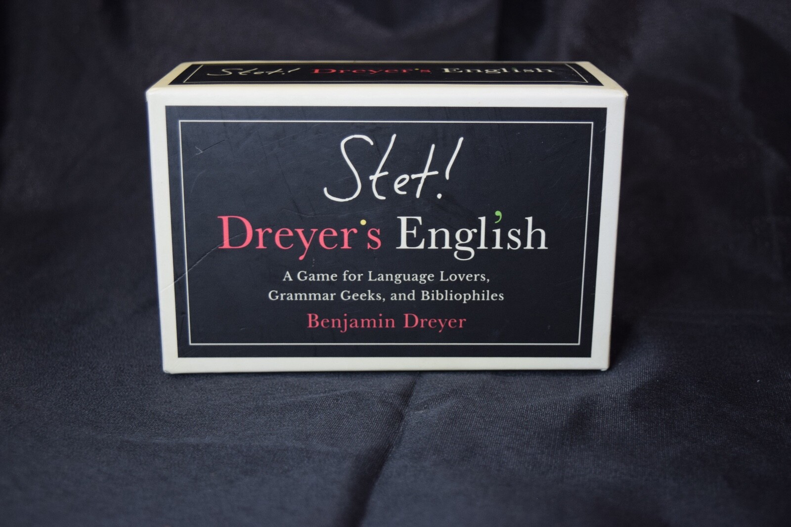 STET! Dreyer’s Game of English: A Game for Language Lovers, Grammar Geeks, and B