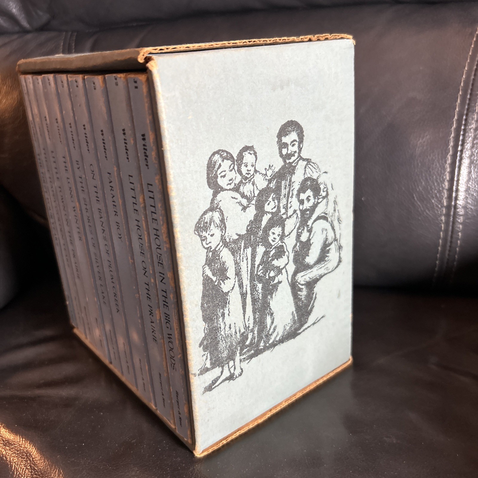 Laura Ingalls Wilder’s Little House Books Complete Box Set of 9 Vintage 1971