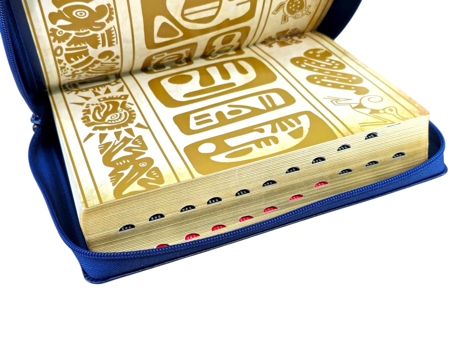 Biblia Latinoamérica de Lujo Letra Grande – Edición Pastoral Cierre Indice Azul