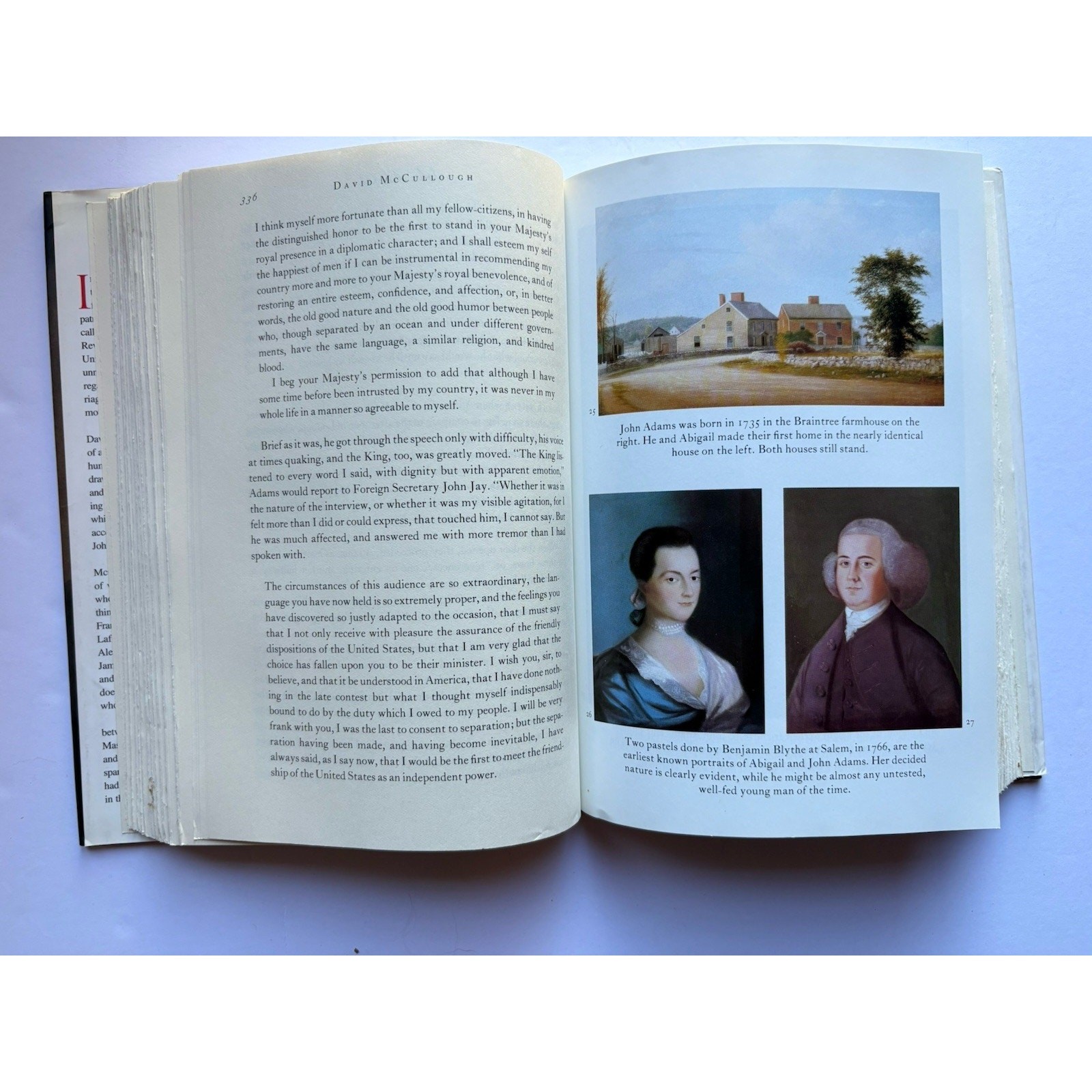 John Adams by David McCullough 2001 Hardcover 1st Edition & Printing DJ Book VG