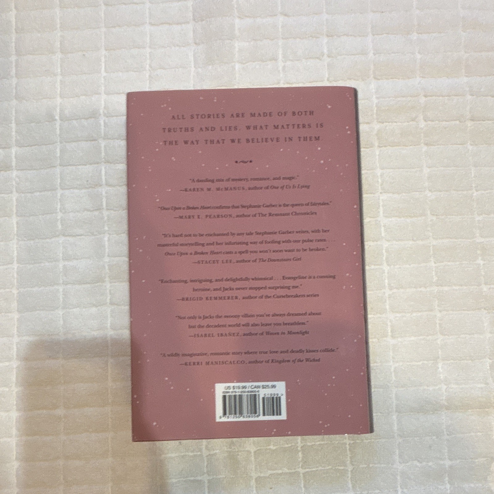 Stephanie Garber Once Upon a Broken Heart Hardcover Signed B&N Exclusive Edition