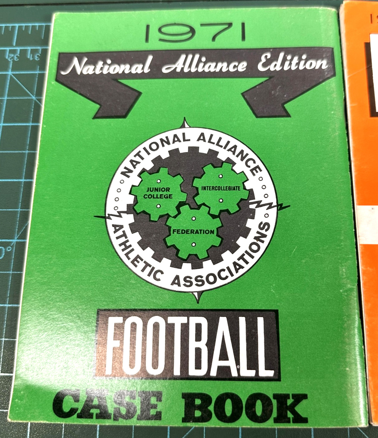 Vintage 1971 Football Rules & Case Books National Alliance NFHS High School