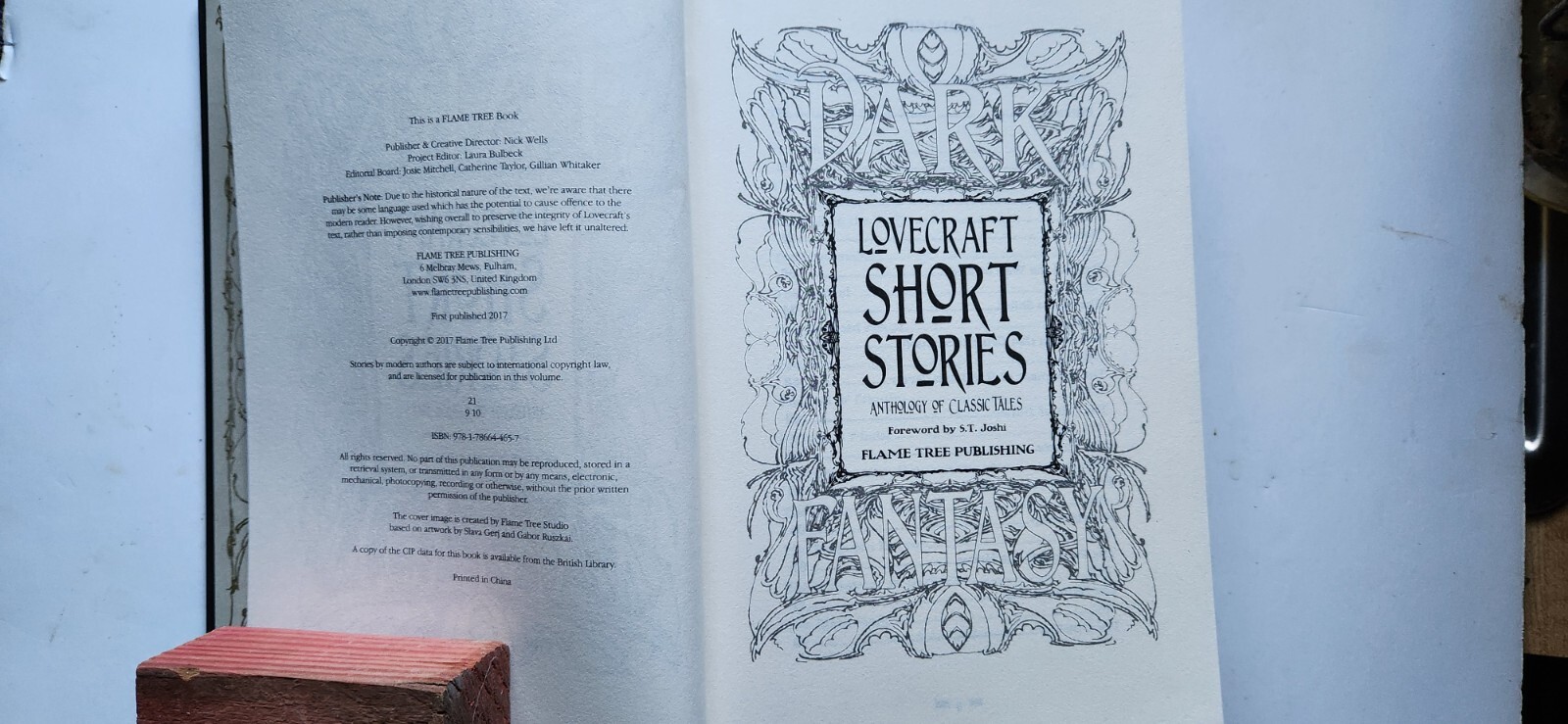 BOOK Dark Fantasy Lovecraft Short Stories (2017 NEW) 480 pages 37 Classic Tales