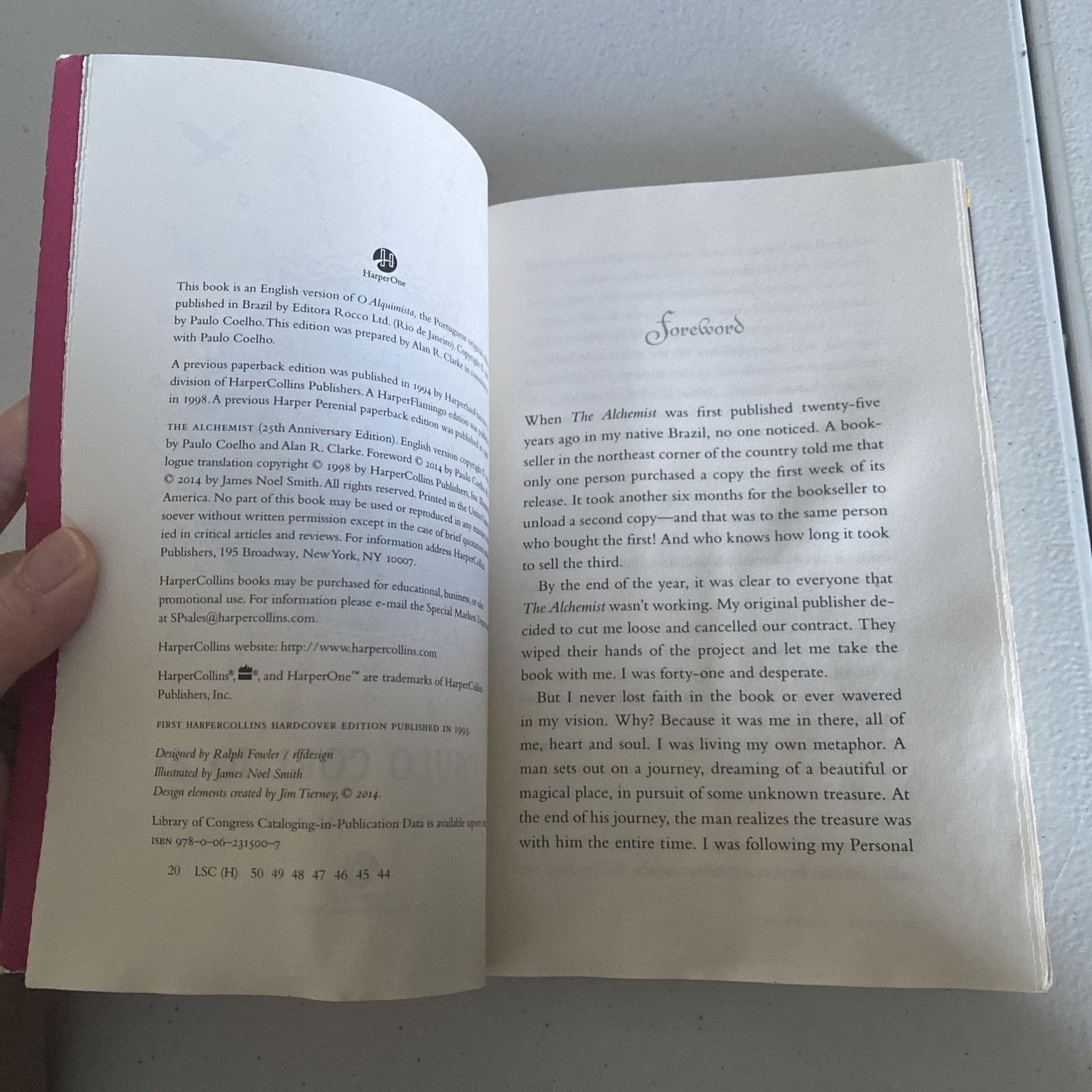 The Alchemist by Paulo Coelho (25th Anniversary Edition)