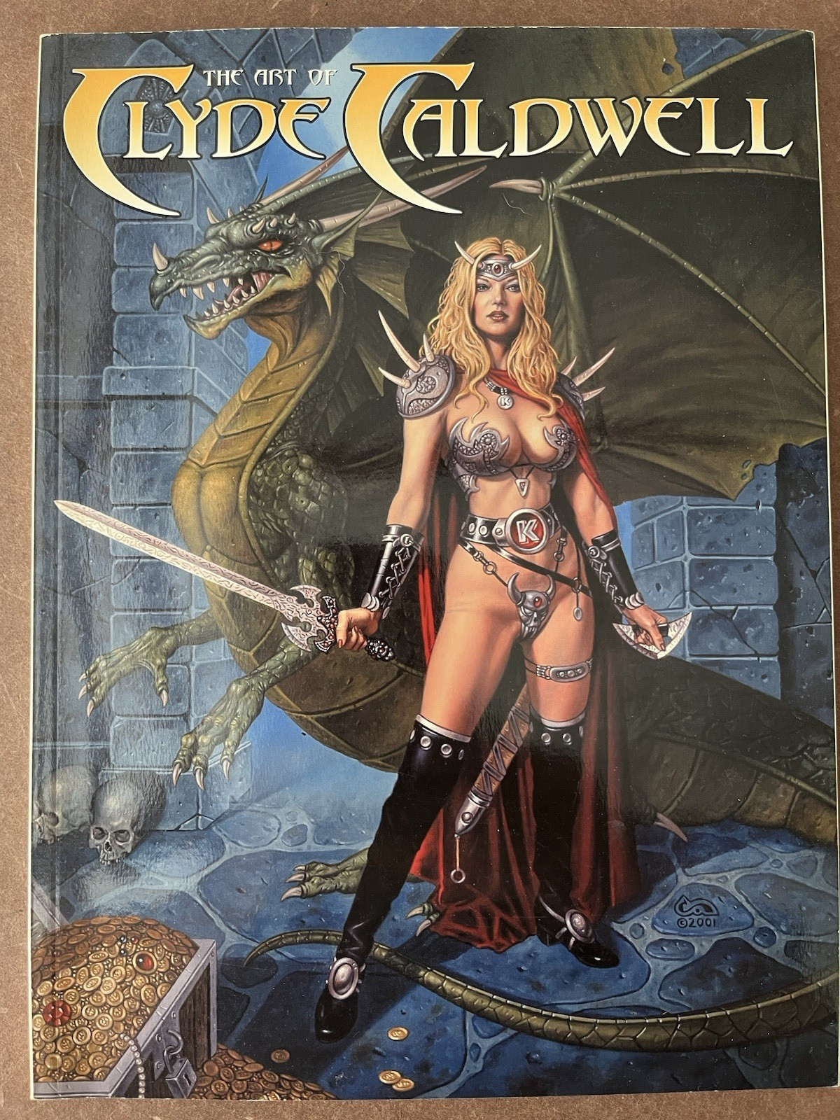 THE ART OF CLYDE CALDWELL 1984 128 PAGES VERY NICE SHAPE BEAUTIFUL BOOK