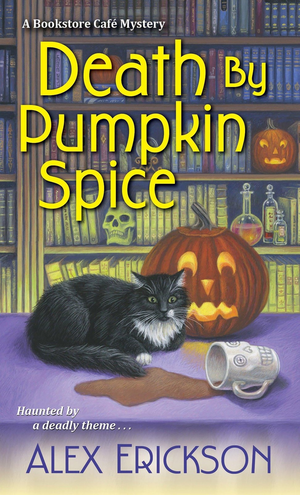 Death by Pumpkin Spice (A Bookstore Cafe Mystery) – mass market paperback Er…