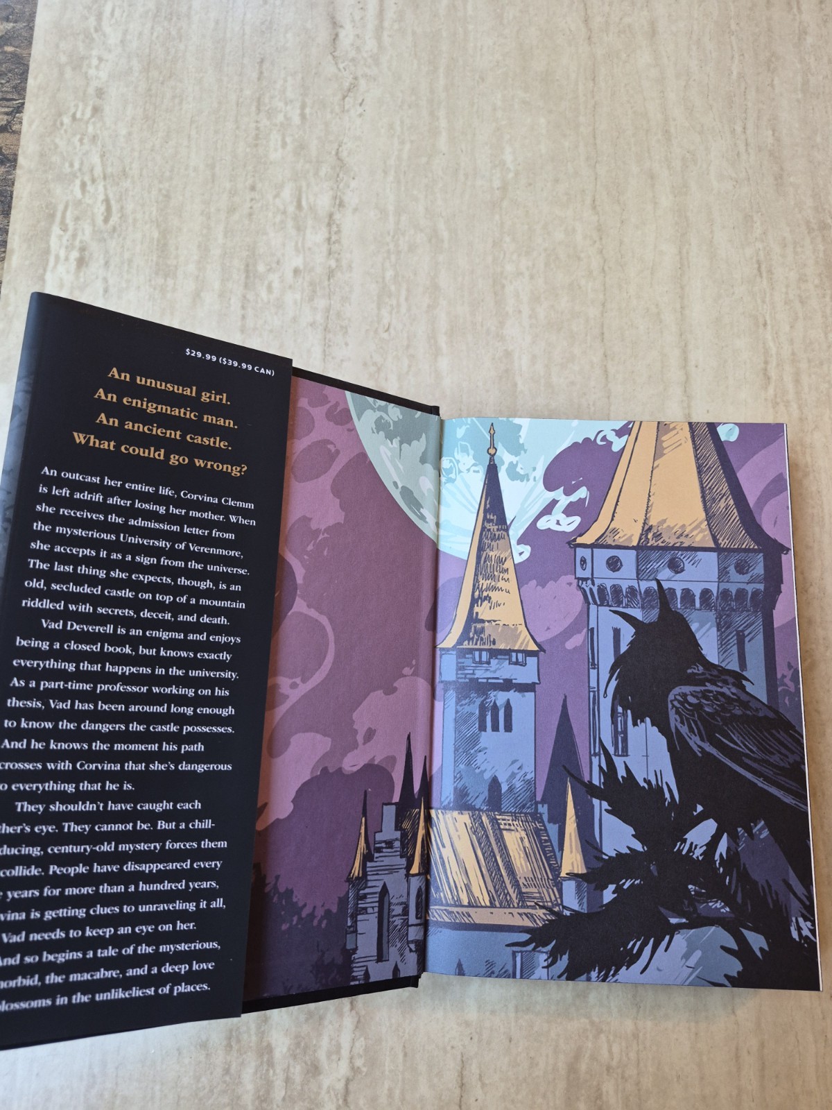 Gothikana by RuNyx (2024, Hardcover) A Tale of Dark Romance Purple Edges