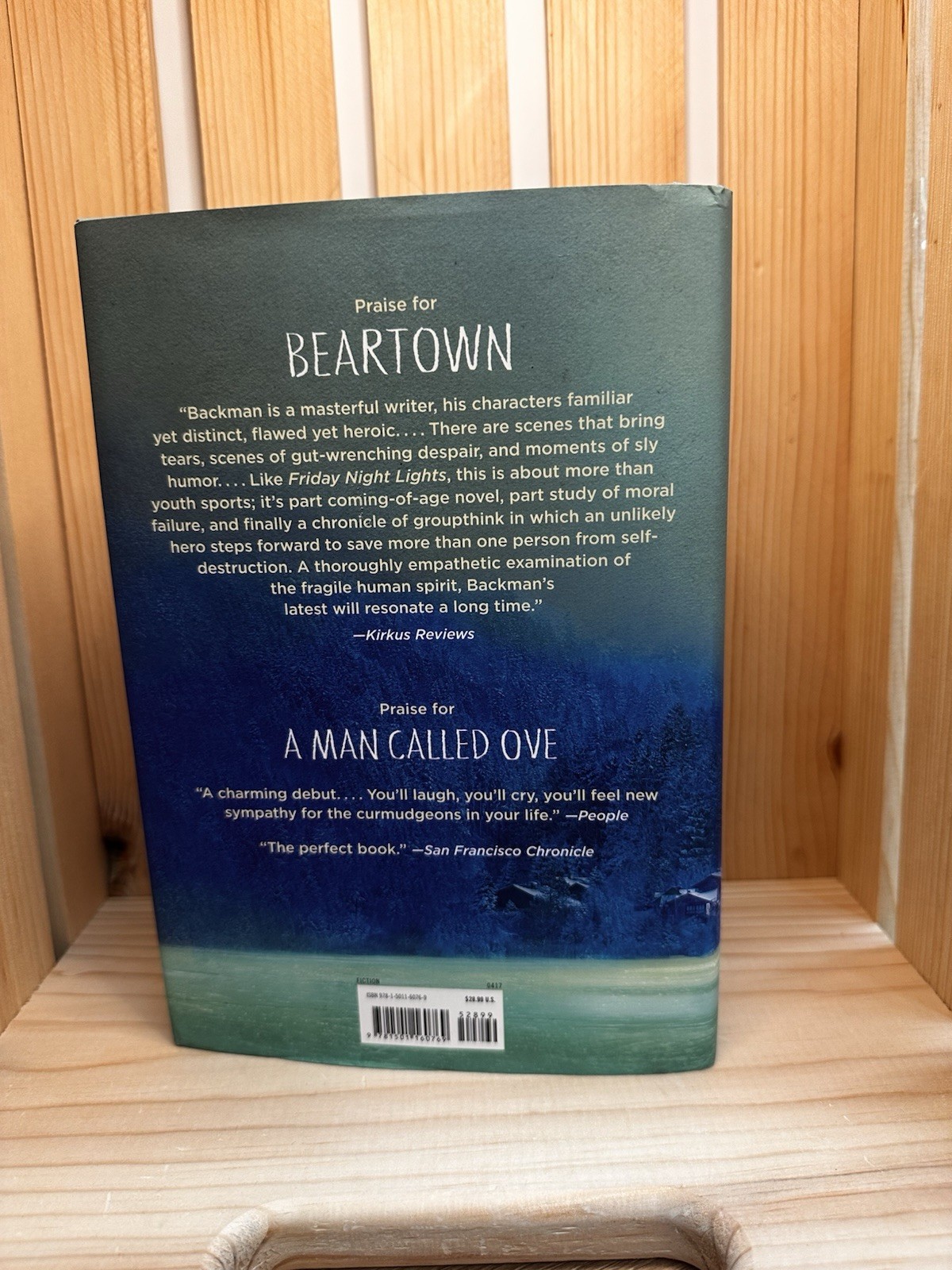 Beartown : A Novel by Fredrik Backman (2017, Hardcover) NEVER USED