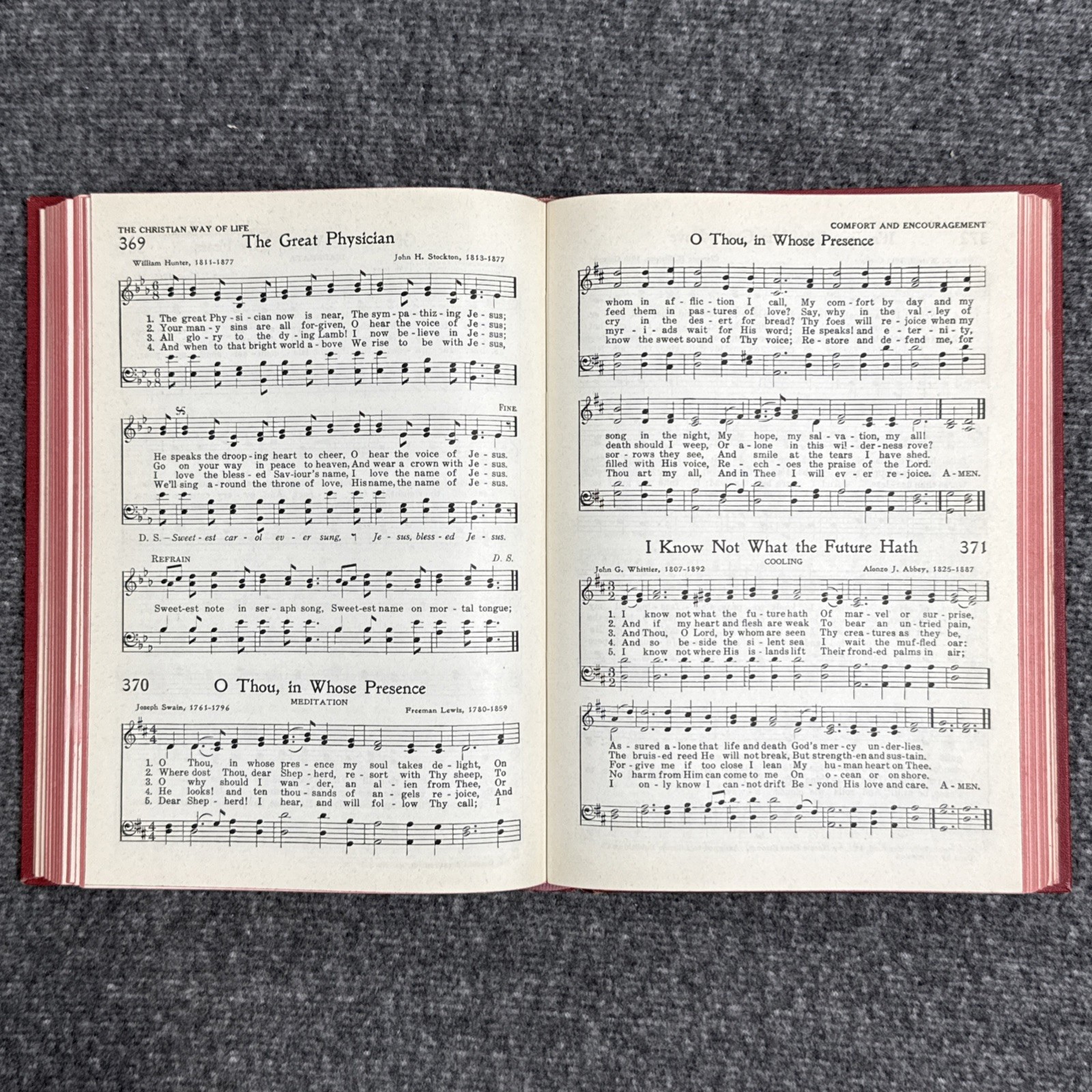 Worship and Service Hymnal 1969 Hope Publishing Vintage Hardcover RARE 512 Pages