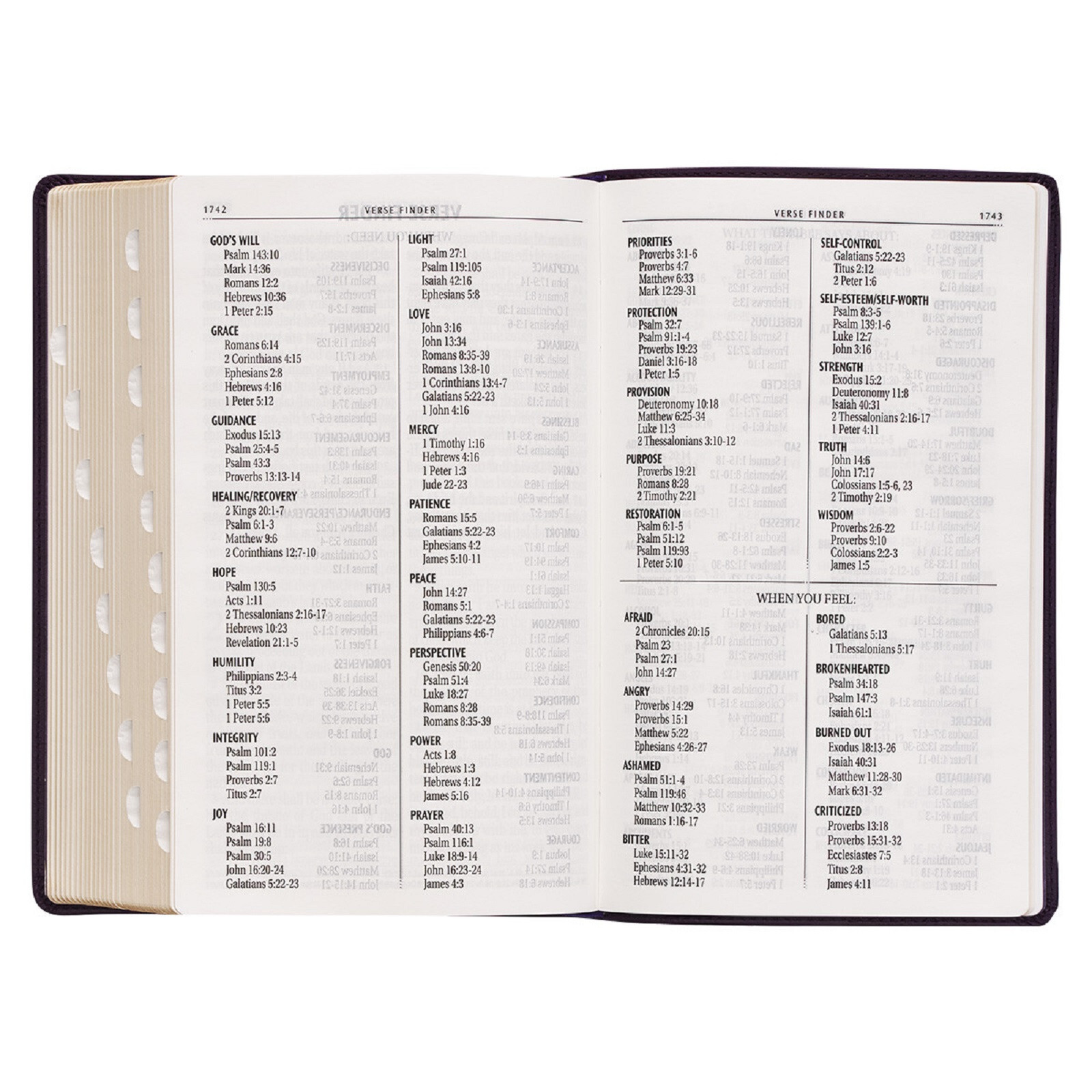 KJV Bible Giant Print 14 Point Purple Thumb Index BRAND NEW in Shrink Wrap!!!