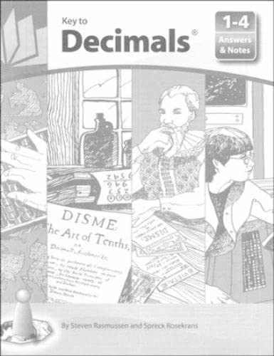Key to Decimals, Books 1-4, – Spiral-bound, by KEY CURRICULUM – Very Good h