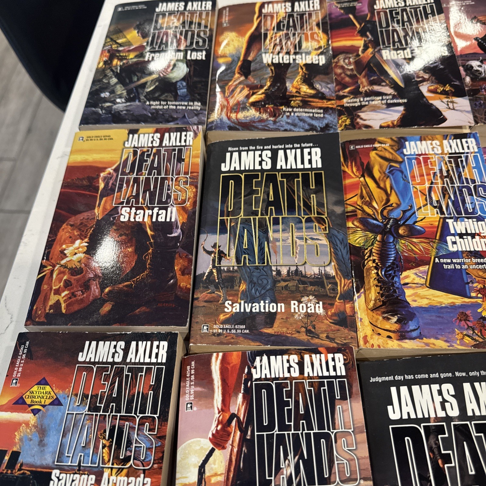 Lot 35 DEATHLANDS James Axler Paperback Books Good NO DUPES