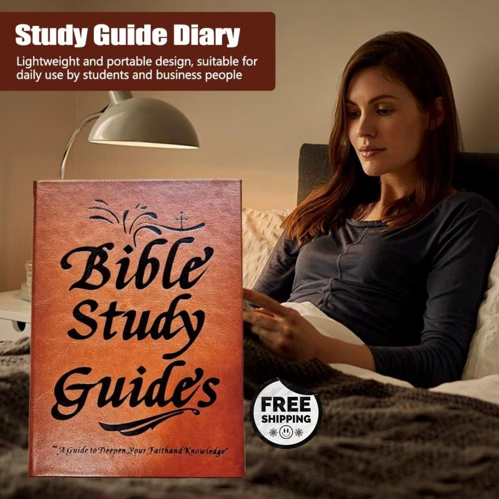 66-Page Bible Study Guide, Daily Devotional Journal,Study Notebook Based Planner
