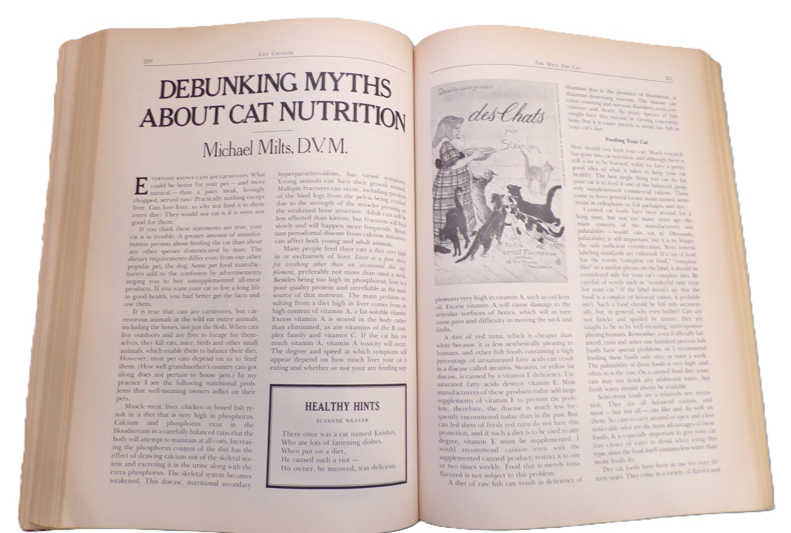 “Cat Catalog”, The Ultimate Cat Book, Large “Very Good” 1st Ed. Book, 352 pages