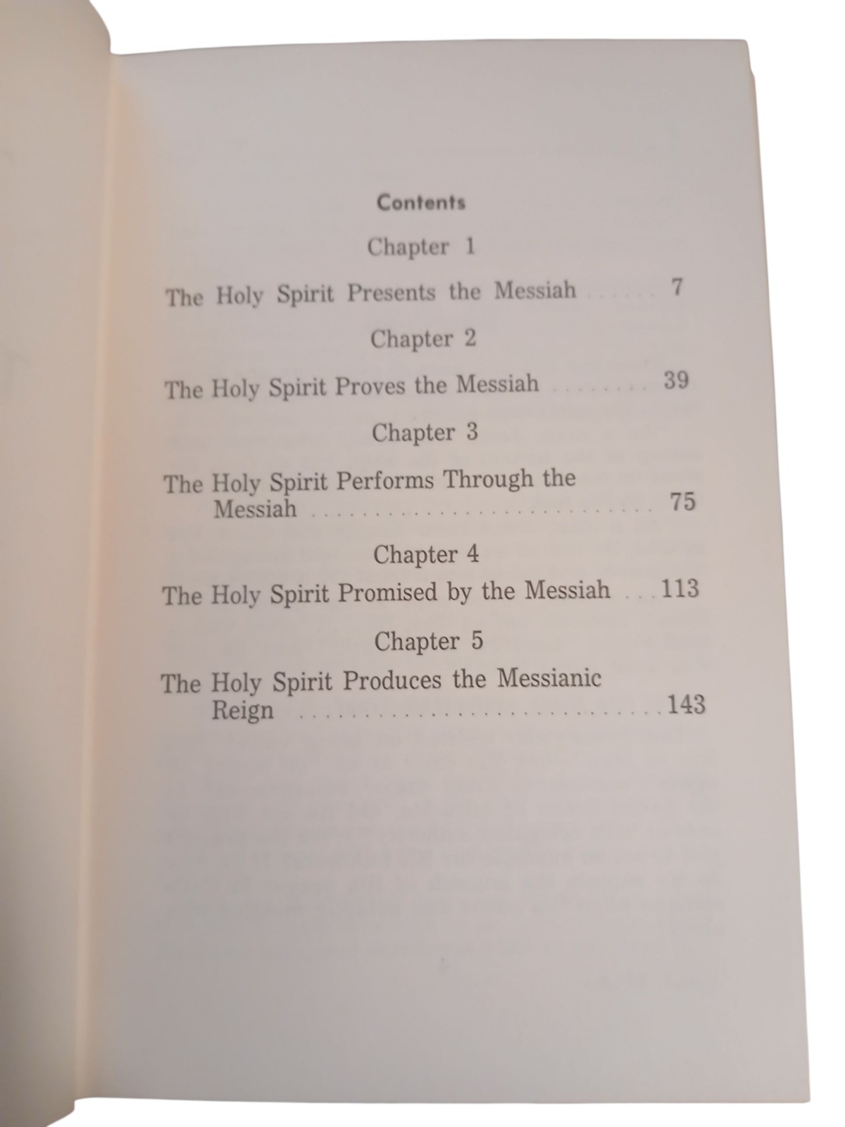 The Holy Spirit and the Messianic Age – John W. Swails Hardcover 1975