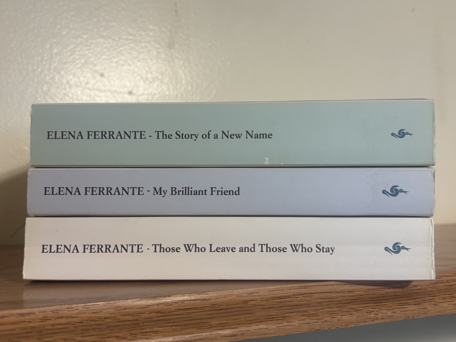 Elena Ferrante Book Lot: Neapolitan Novels Series Europa Editions #1-3 NICE!