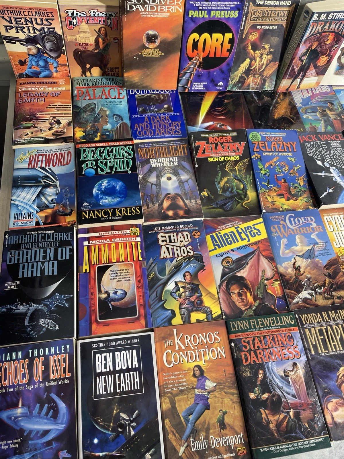 5 Pounds Assorted Science Fiction Paperback Books Mass Market Various Good