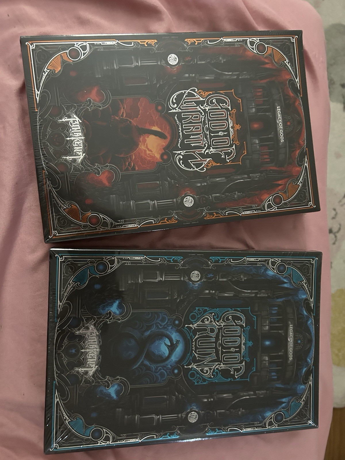 Legacy of Gods God of Wrath God of Ruin limited edition books by Rina Kent