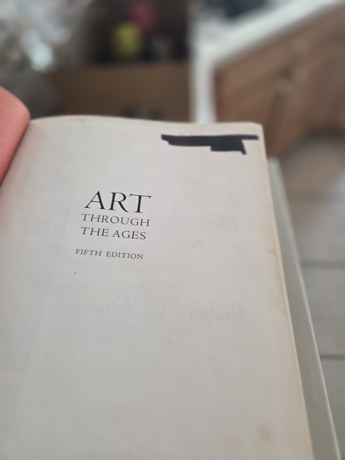 ART THROUGH THE AGES Fifth Edition, Hardcover, HUGE – 5 pounds! 802 pgs., ©1970