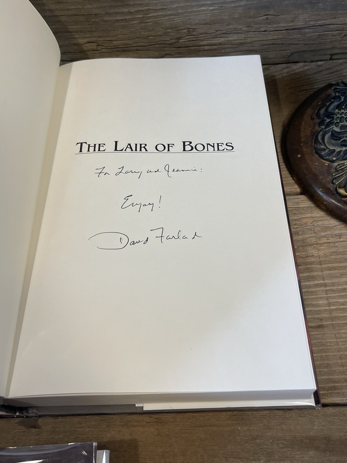 David Farland – Runelords lot Of 5 Book 2,3,4,7, & 8 In The Series SIGNED