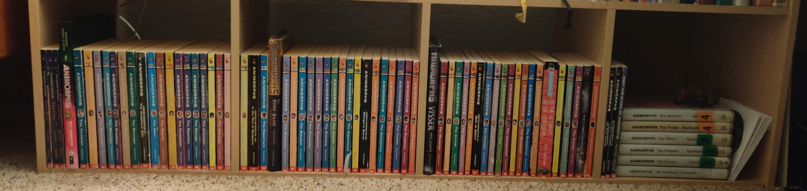 Animorphs Applegate Scholastic Book Lot Complete Set Pick Choose 1-64 50 51 52