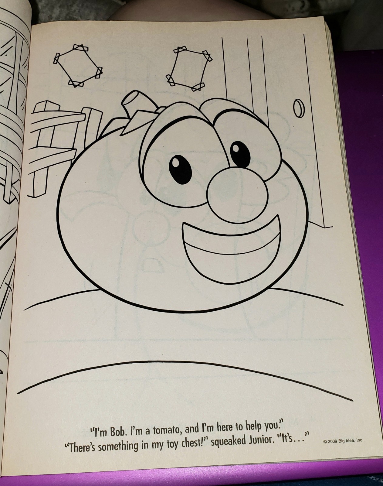 Vintage 2009 VeggieTales 288 Coloring & Activity Pages Book – UNCOLORED!!!