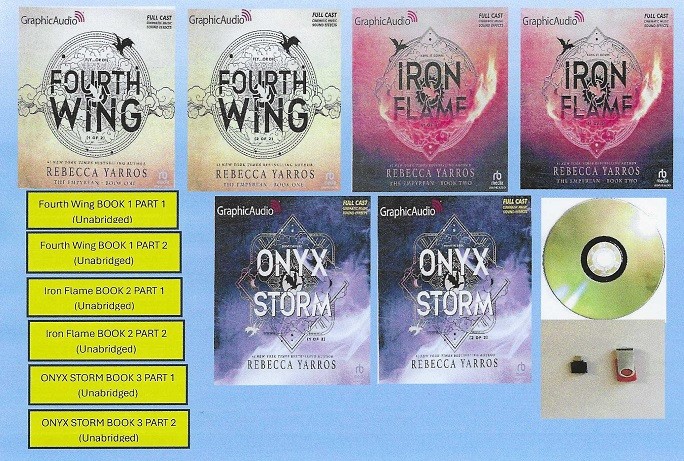 EMPYREN BOOK SERIES BY REBECCA YARROS 🔥6 AUDIOBOOKS 🔥DRAMATIC