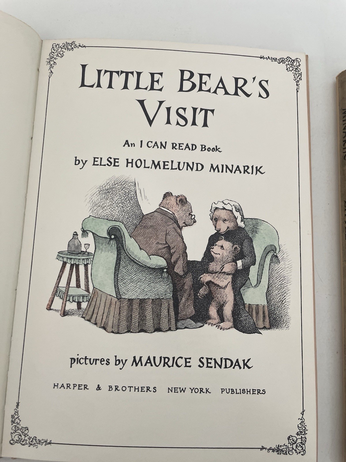 Little Bear’s Visit -1961 Early Edition- by Else Minarik / Maurice Sendak- HC/DJ