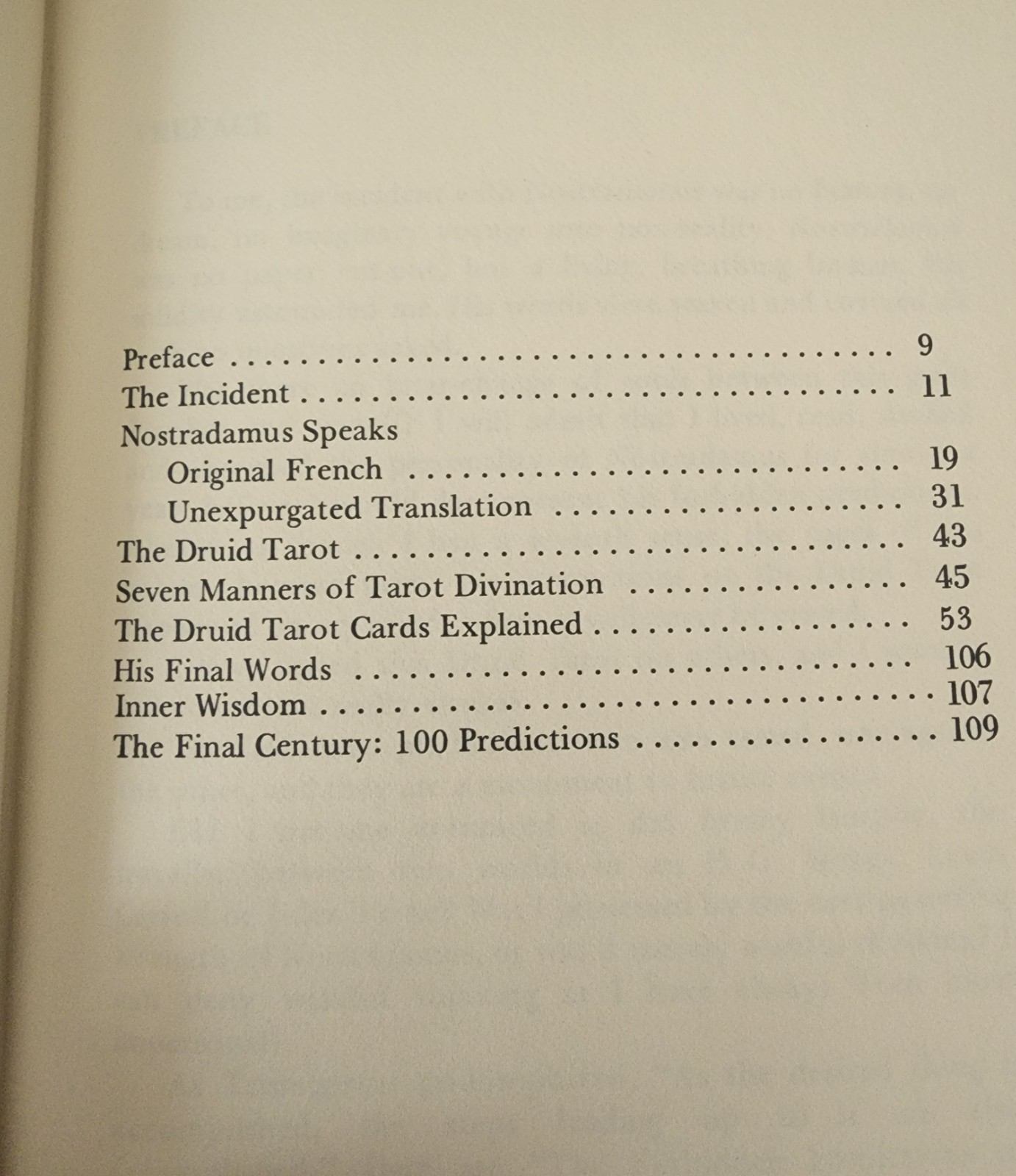 Criswell’s Forbidden Predictions Nostradamus Tarot 1972 First Edition DJ