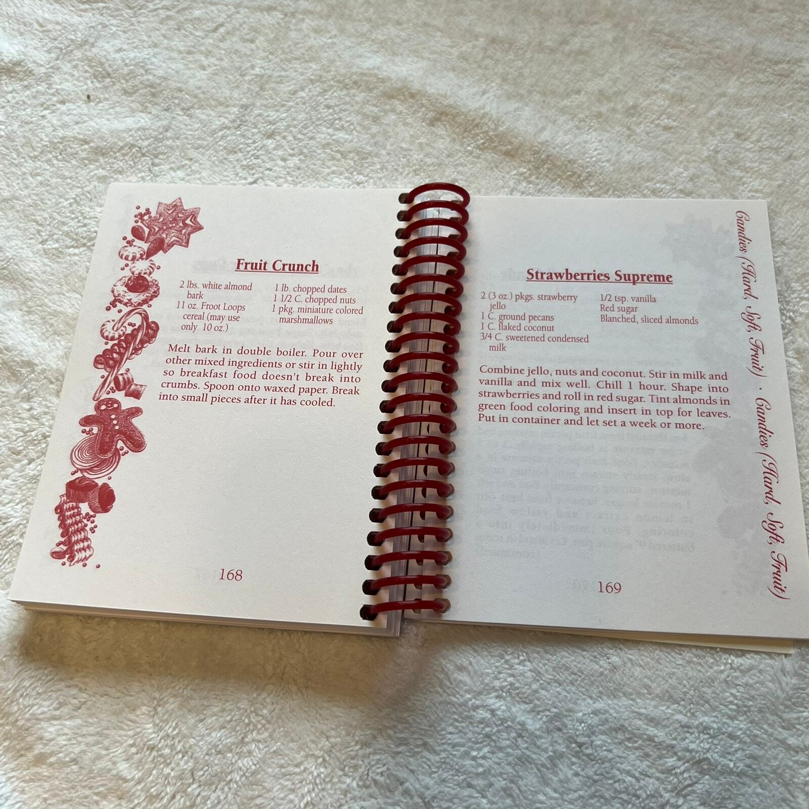 Holiday Favorites Mini Size Cookbook 184 Pages of Recipes 1999 Rada Mfg. Co.