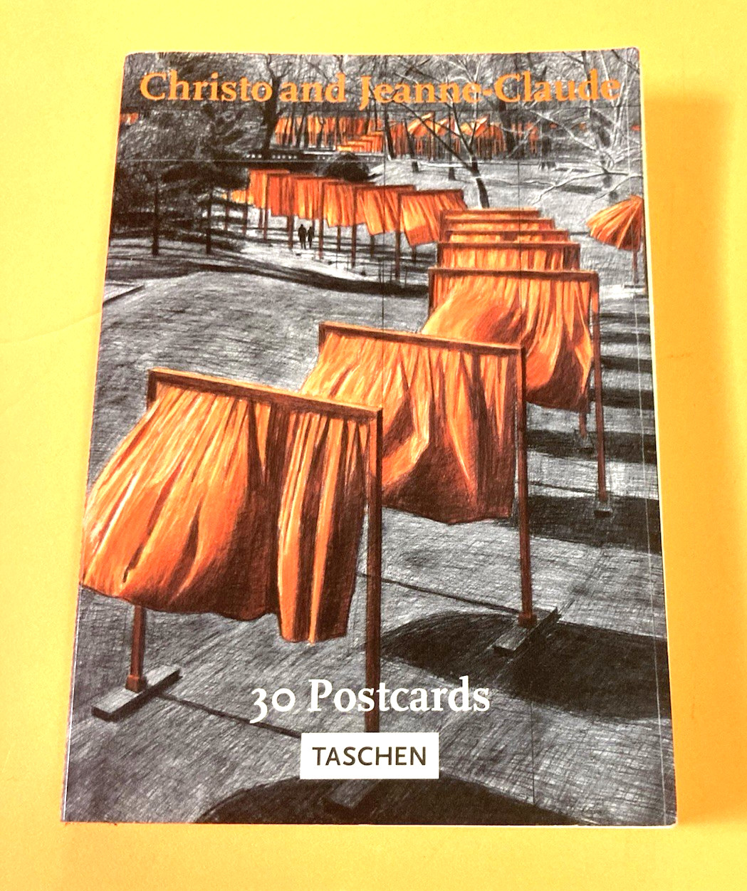 Christo &Jeanne-Claude 30 Photo Postcards THE GATES Central Park &other Projects