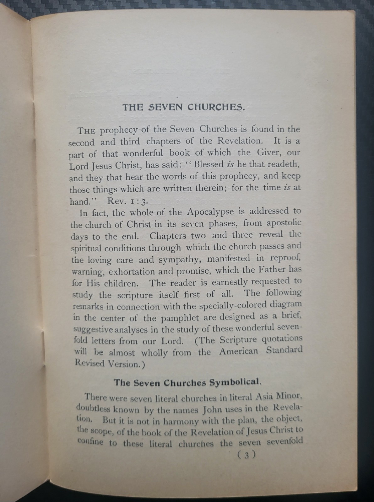 Bible Students Library, No 184 – The Seven Churches – Pacific Press Pub – 1904