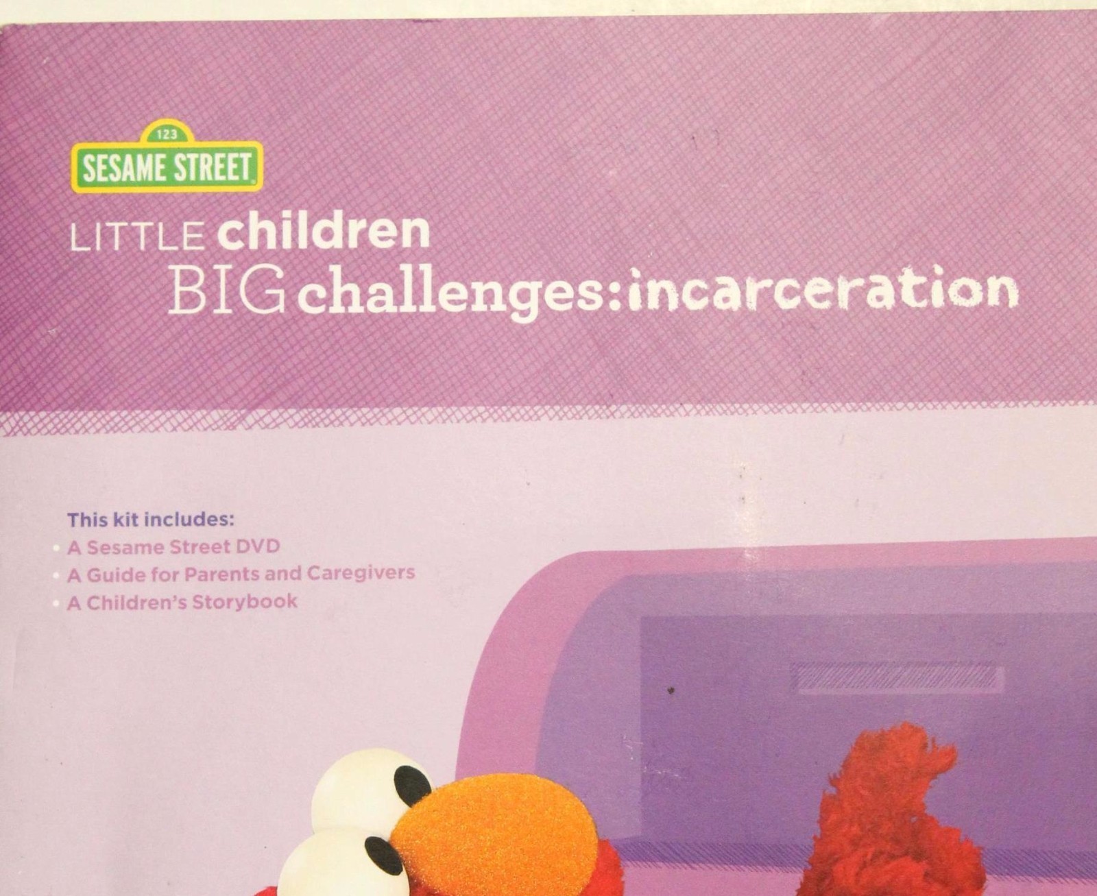 Sesame Street Little Children Big Challenges:Incarceration Ages 4-8 Book/DVD Kit