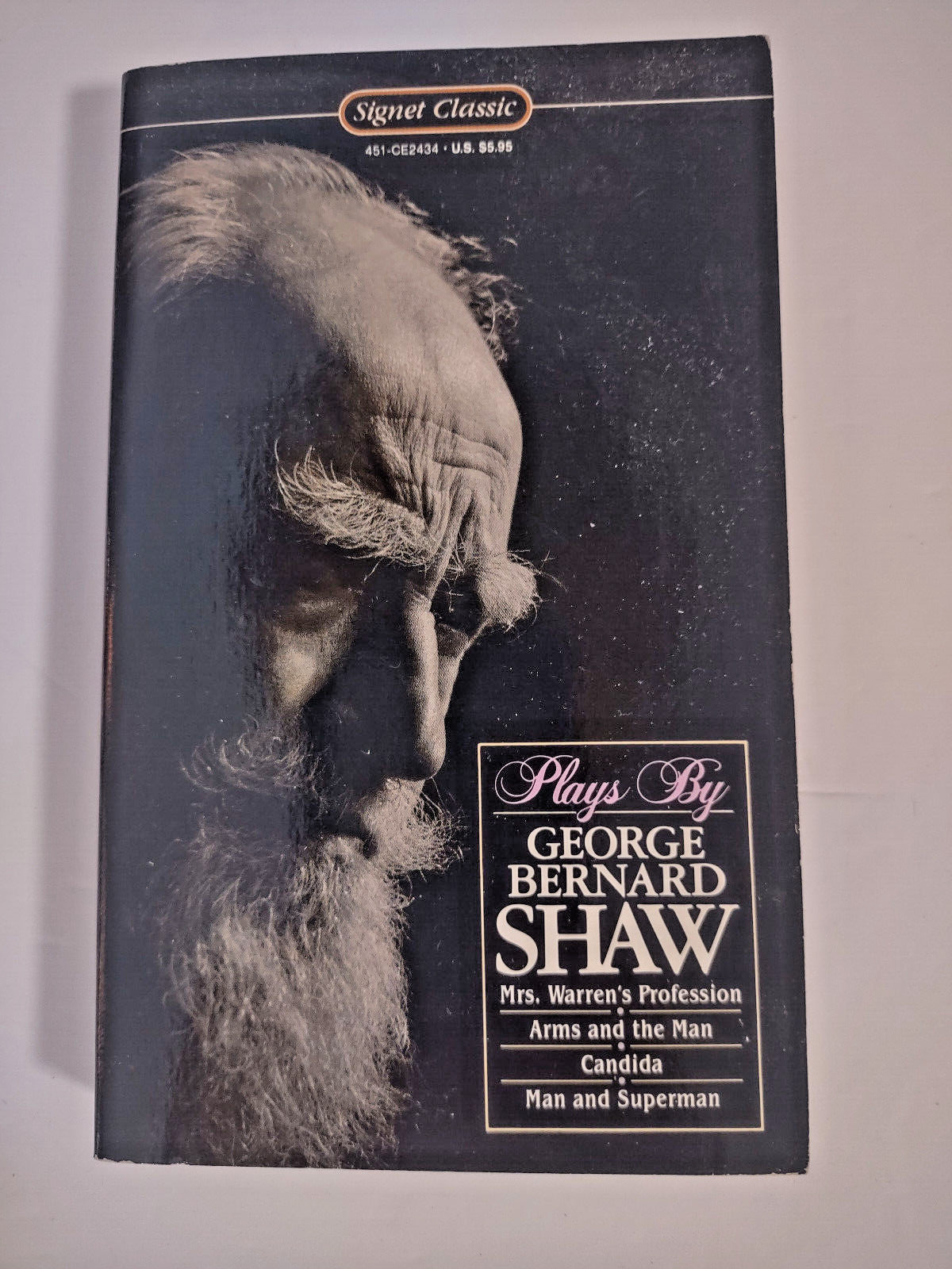George Bernard Shaw 4 Plays Man and Superman, Candida, Arms and the Man, Mrs. W.